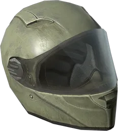 Dark Moto Helmet Lime