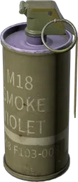 M18Smoke Grenade Purple