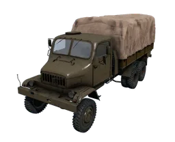 Truck 01 Covered Blue